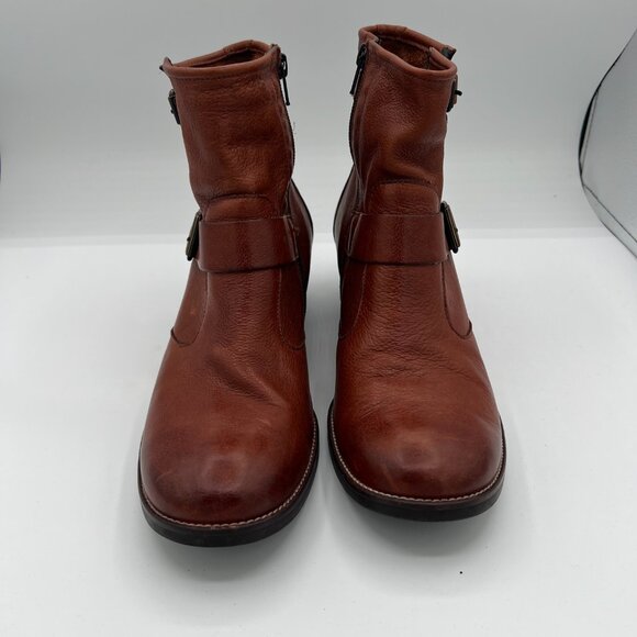 Paul Green Brown Leather Ankle Boots – Size 6.5 - Picture 4 of 13